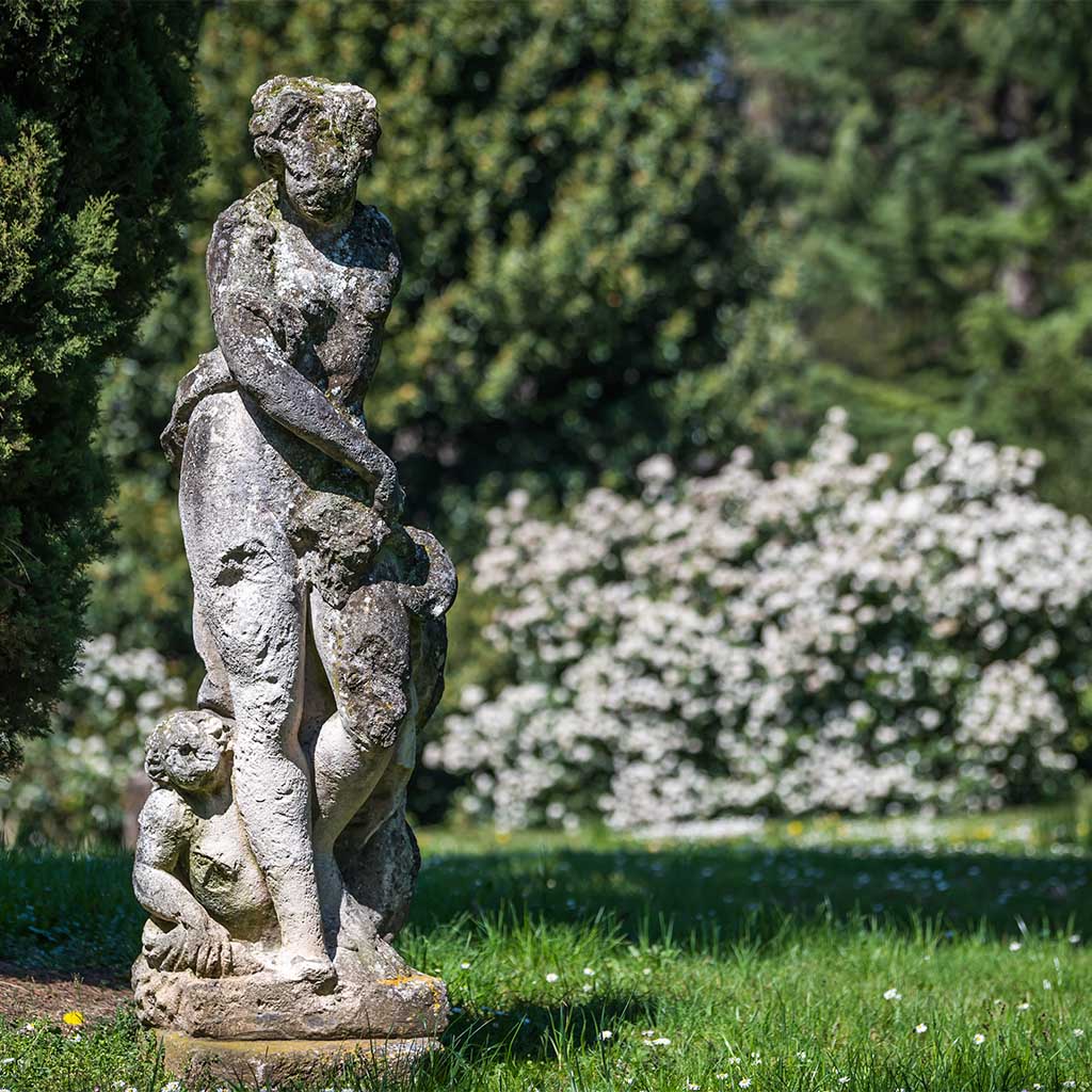 The garden of Villa Manin