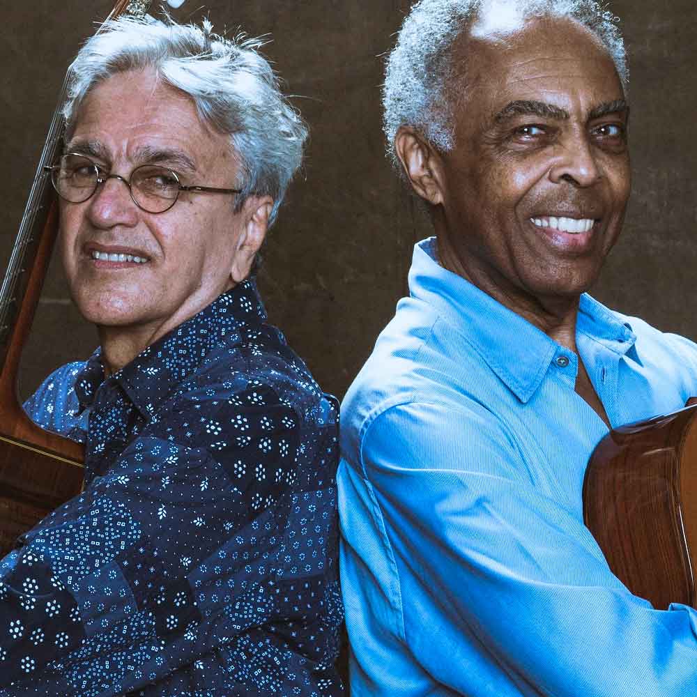 Gilberto Gil e Caetano Veloso in concerto a Villa Manin di Passariano di Codroipo (UD)