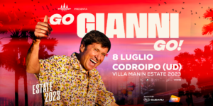 Gianni Morandi Go Gianni go! Tour estate 2023 Villa Manin