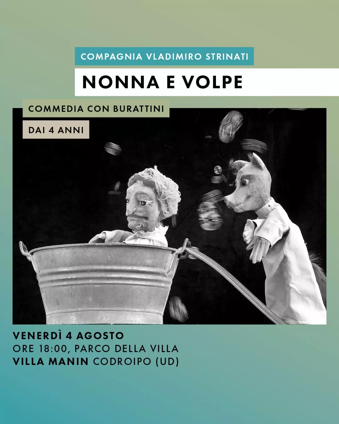 Nonna e Volpe - rassegna villa Manin estate 2023