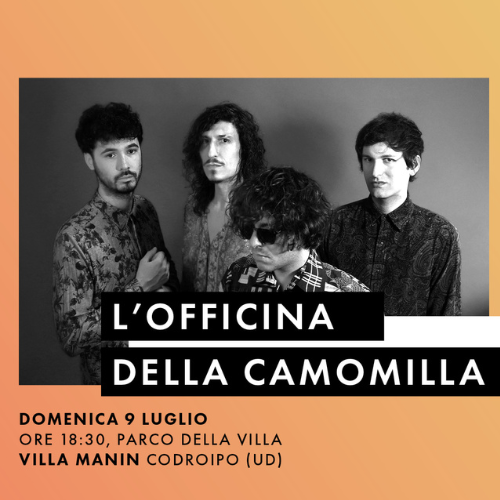 L'officina della camomilla a Villa Manin