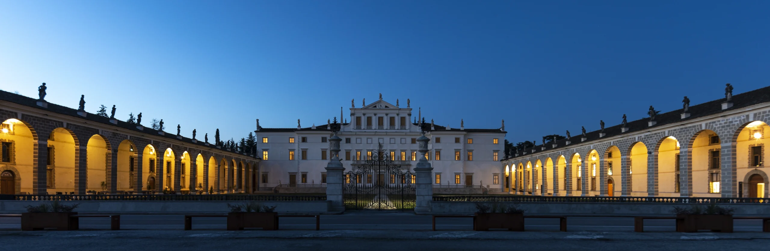 Villa Manin illuminata a Passariano di Codroipo (UD)