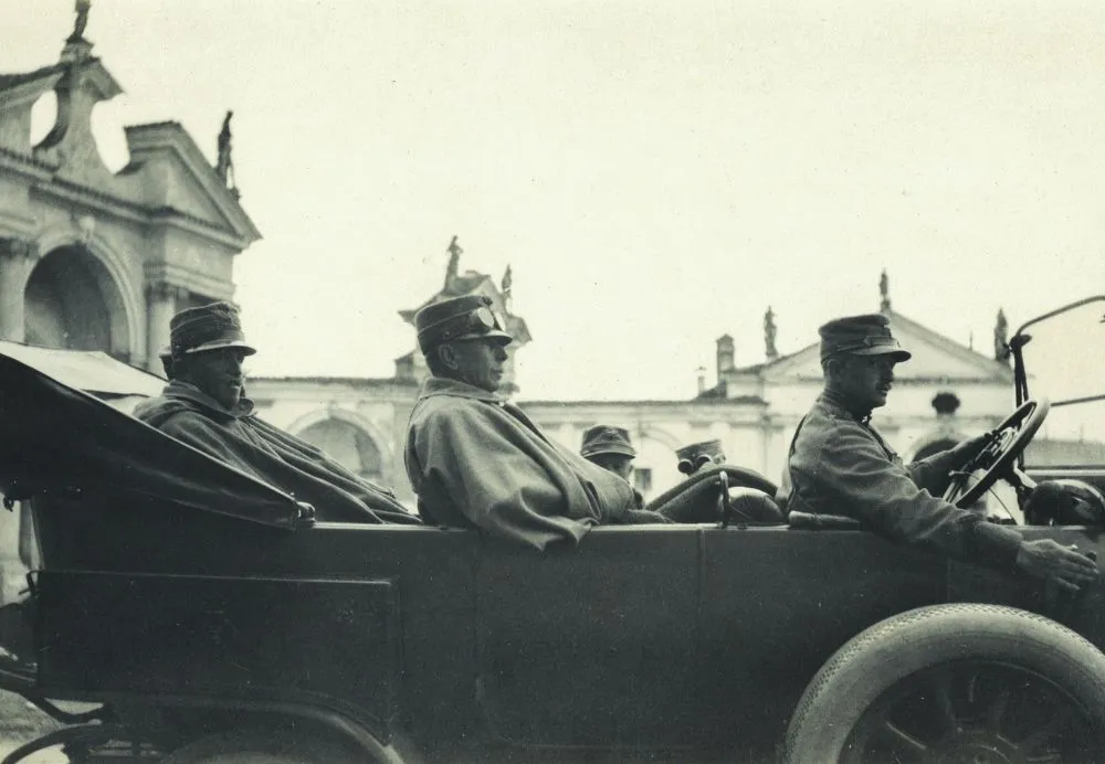 Re Vittorio Emanuele III a Villa Manin e i segni della rotta di Caporetto