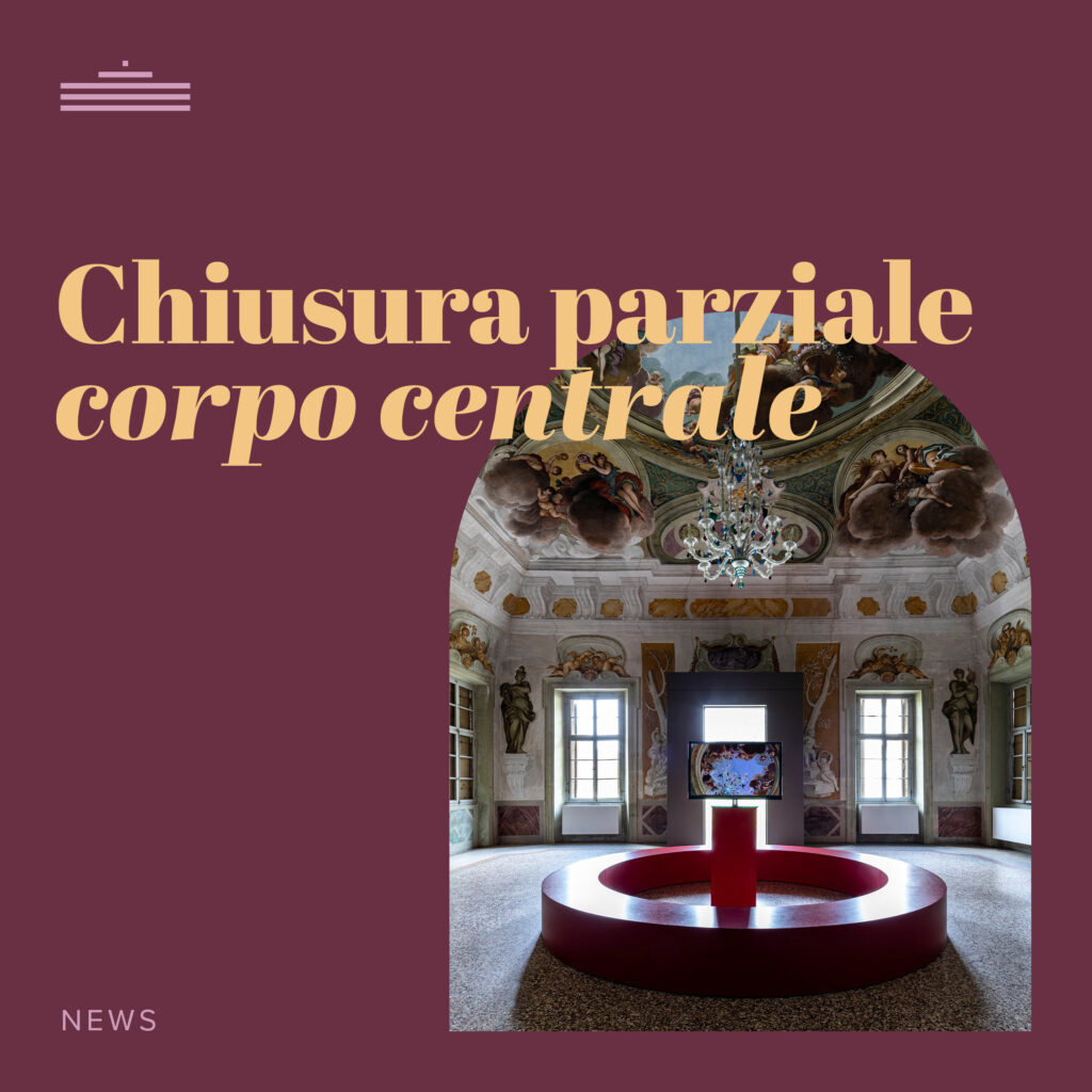 chiusura parziale corpo centrale Villa Manin