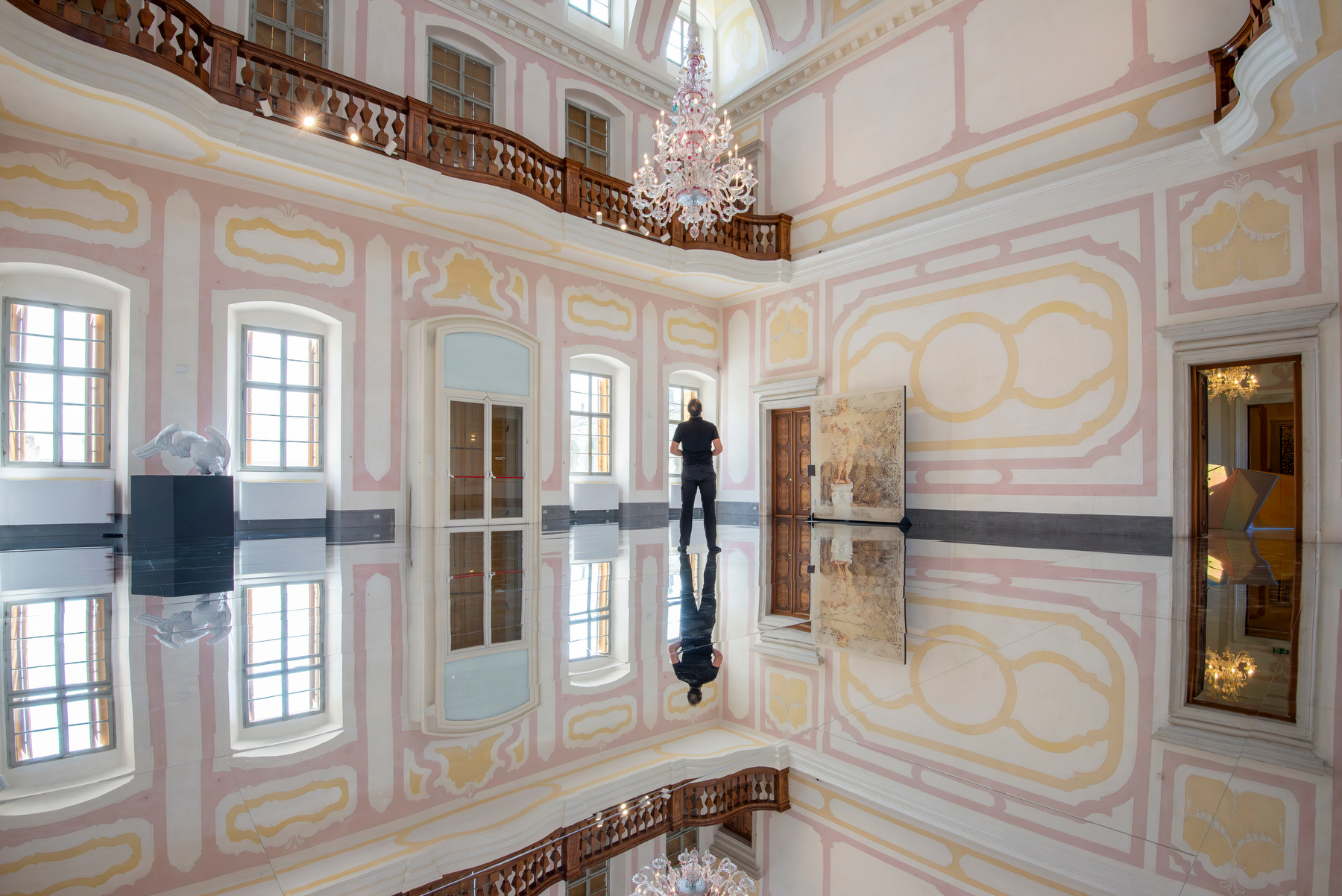 Architetture trasparenti - salone centrale Villa Manin Passariano di Codroipo