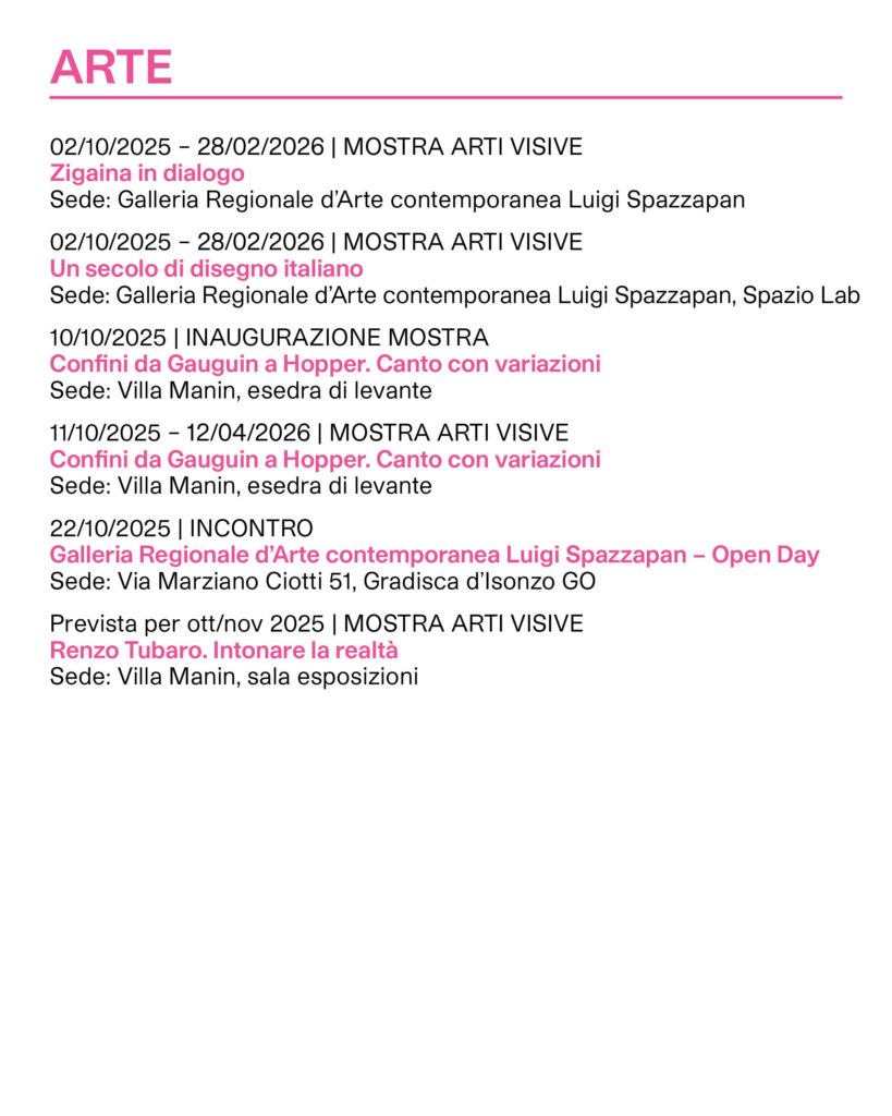 Calendario ERPAC 2025 arte parte 5