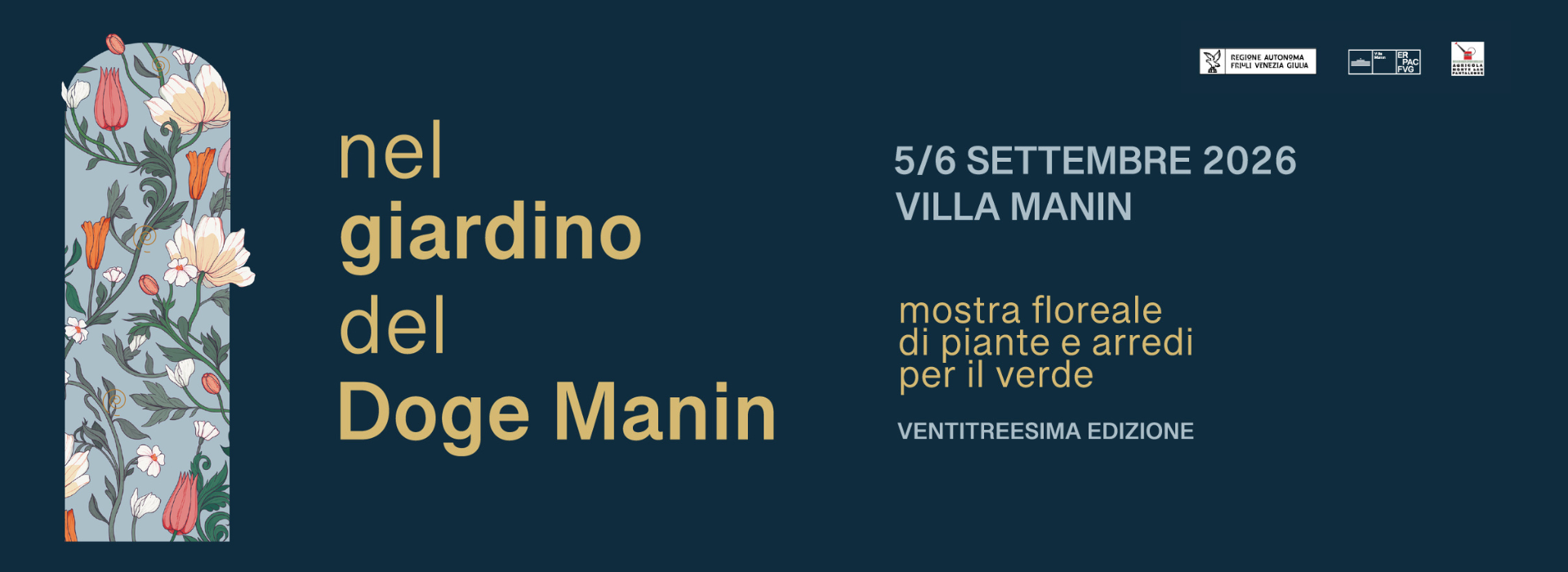 Nel giardino del Doge Manin 5-6 settembre 2026